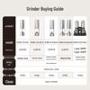 CLITON Electric Adjustable Spice Grinder Set