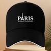 Paris ist immer eine gute Idee Eiffelturm Baseballkappe Polyester Verstellbar Reisekappe für Unisex