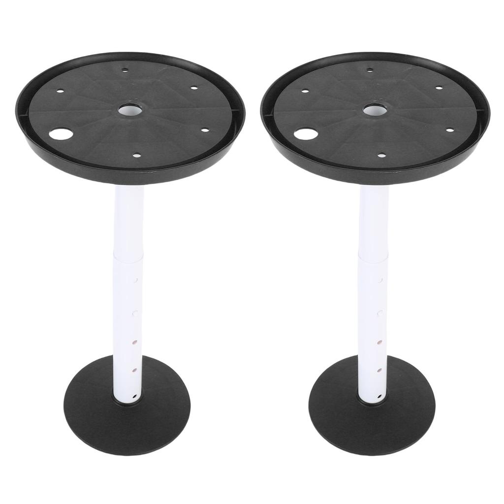 2 Sets Höhenverstellbare Pflanzeneinsätze mit Drainageloch Pflanzkübel Füllmaterial Erhöhungen für Innentopfbehälter