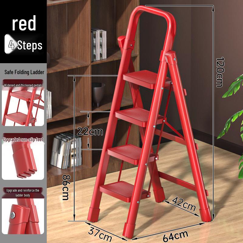 Multifunctional Telescopic Folding A-Frame Ladder – Portable, Lightweight & Indoor Use