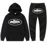 Grensoverschrijdend Corteiz trendy merk hoodie trainingspak sport trui heren en dames tweedelig trui + joggingbroek kleding street shirt