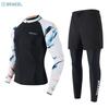 Quick-Dry UV Protection Rash Guard Long Sleeve Swimwear Men Surfing Diving Snorkeling Water Sports