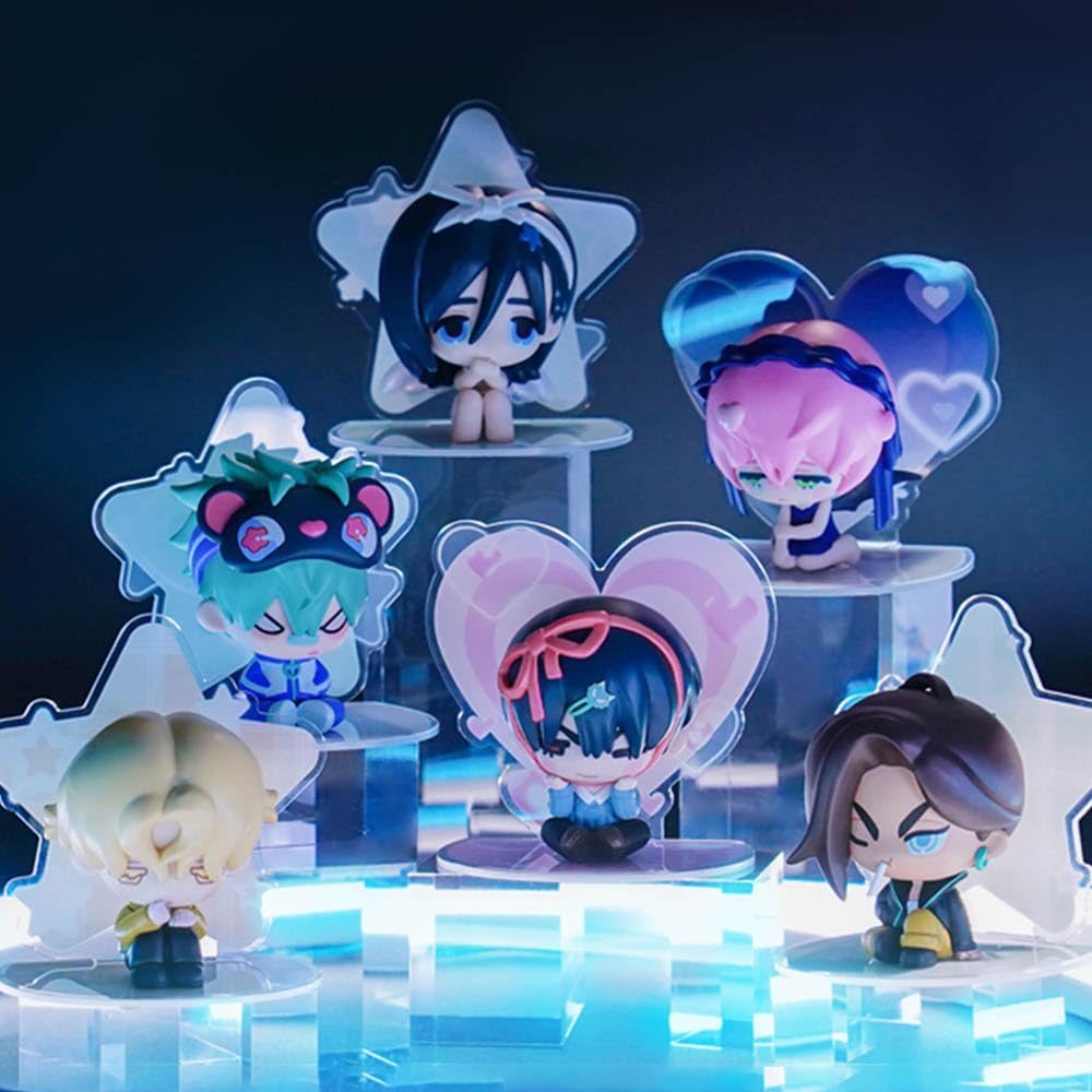 Anime Blind Box, Cute Alien Stage Series Anime Blind Box Figure, Kawaii Collectable PVC Figure for Alien Stage Fans Birthday Gifts (1PC)