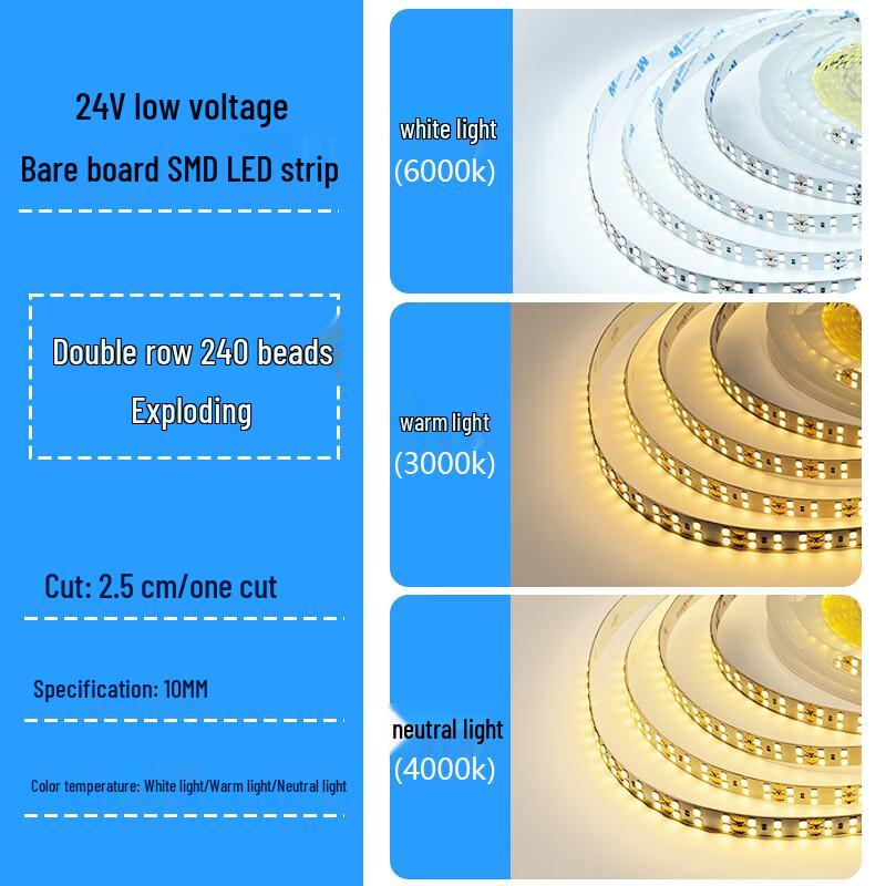 Oeny 24V Super Bright LED Linear Strip Light