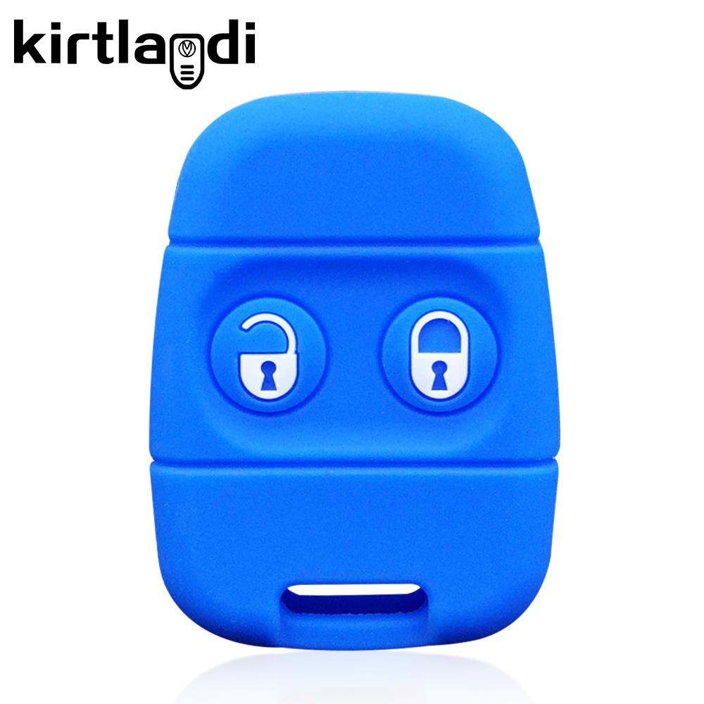 Silikon 2-Tasten Fernbedienungsschlüsselhülle für Land Rover Defender Freelander Rover 25 45 100 200 400 MG ZS ZR MGF Schlüsselhalter Abdeckung Schale