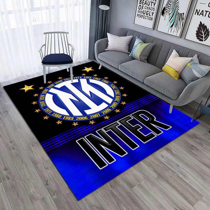 Famous F.C. Internazionale Milano football player Lautaro Martínez carpet is suitable for living room and bedroom office decorative carpet L5