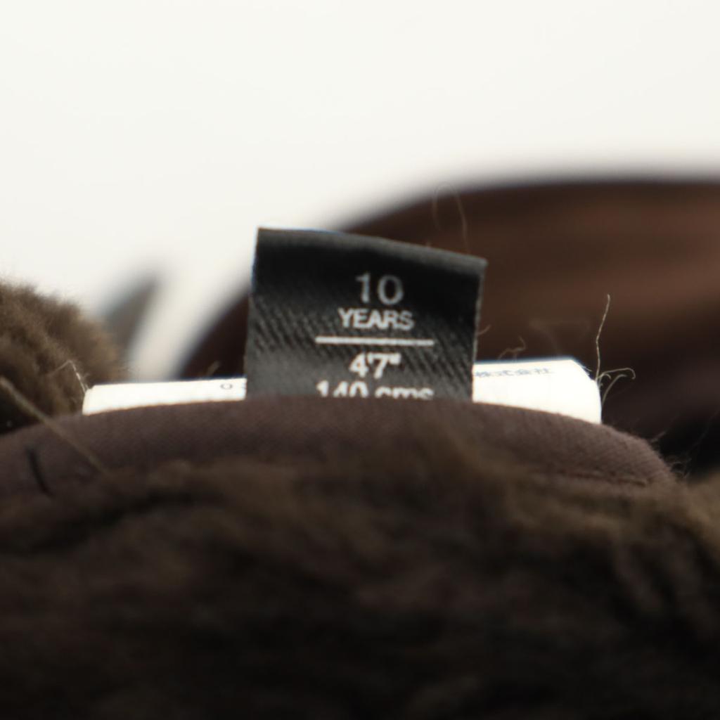 Gloverall Made In the UK Duffel Coat 140 Brown Kid's Used