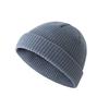 Unisex Solid Color Knitted Beanie Hat Warm Brimless Cuff Skullcap Sailor Cap