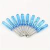 10PCS Transparent Handle Metal Screw Driver Kit Set Mini Small Portable Radish Head Needle Plate Screwdriver Repair Sewing Tools