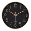 Multi-color Nordic Wall Clock Non-Ticking Wall Electronic Time Fashion Round Hanging Clock  Home
