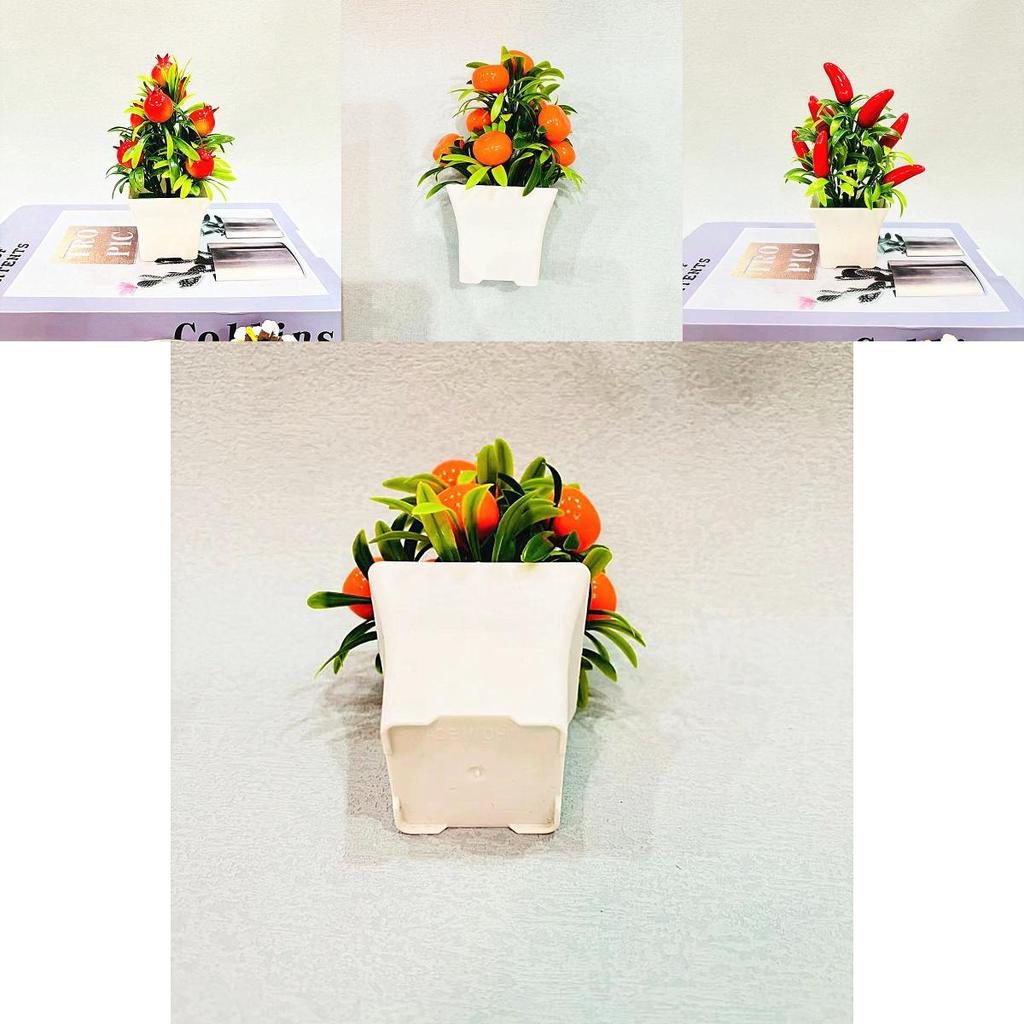 Fake Fruit Plant Pot With Plastic Craft For Home Decor And Gift Ideas
