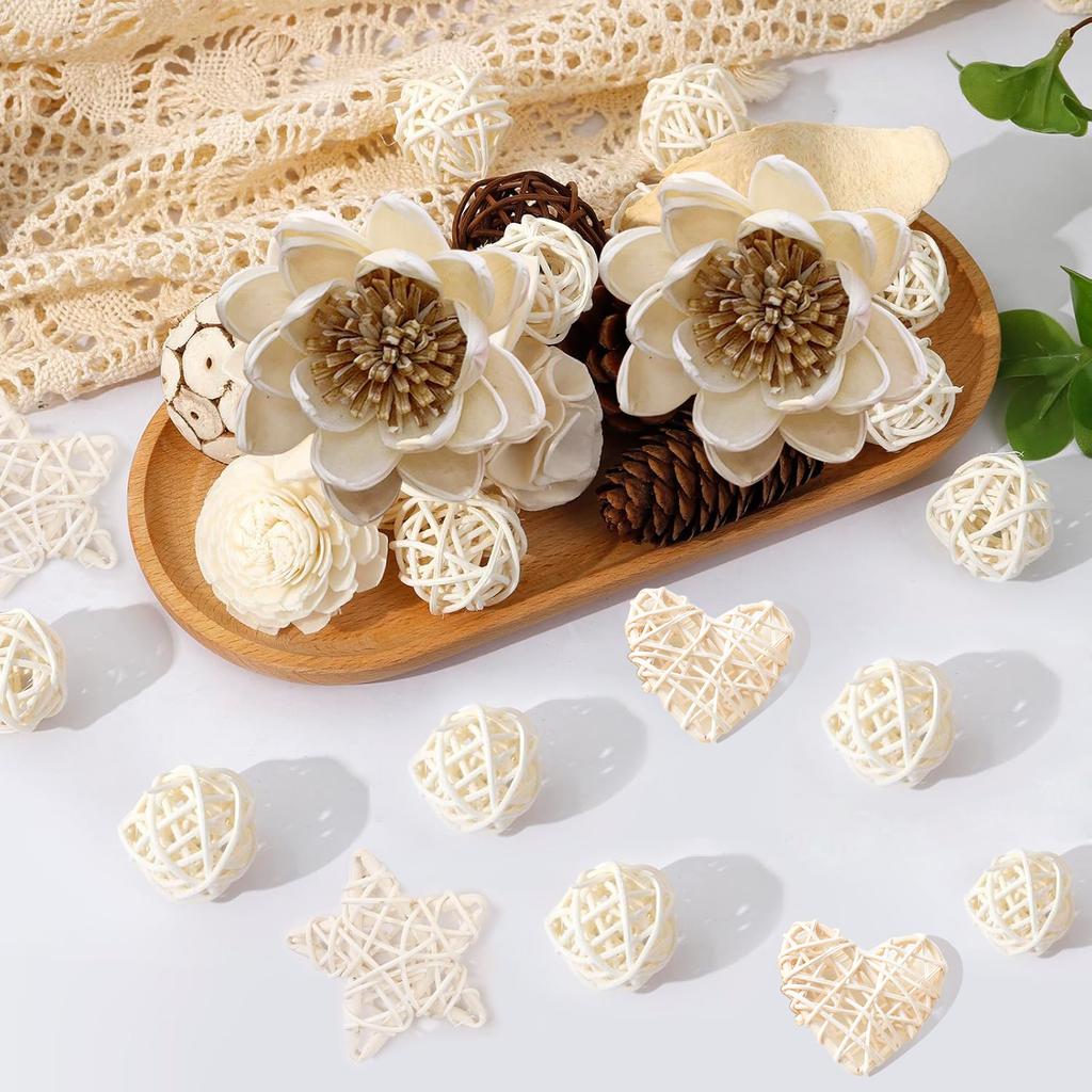 Primary Color Flower Shape No Fire Aromatherapy Rattan For Reed Diffuser Replacement Home Bathroom Decoration