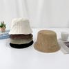 Women's Flared Corduroy Golden Bucket Hat