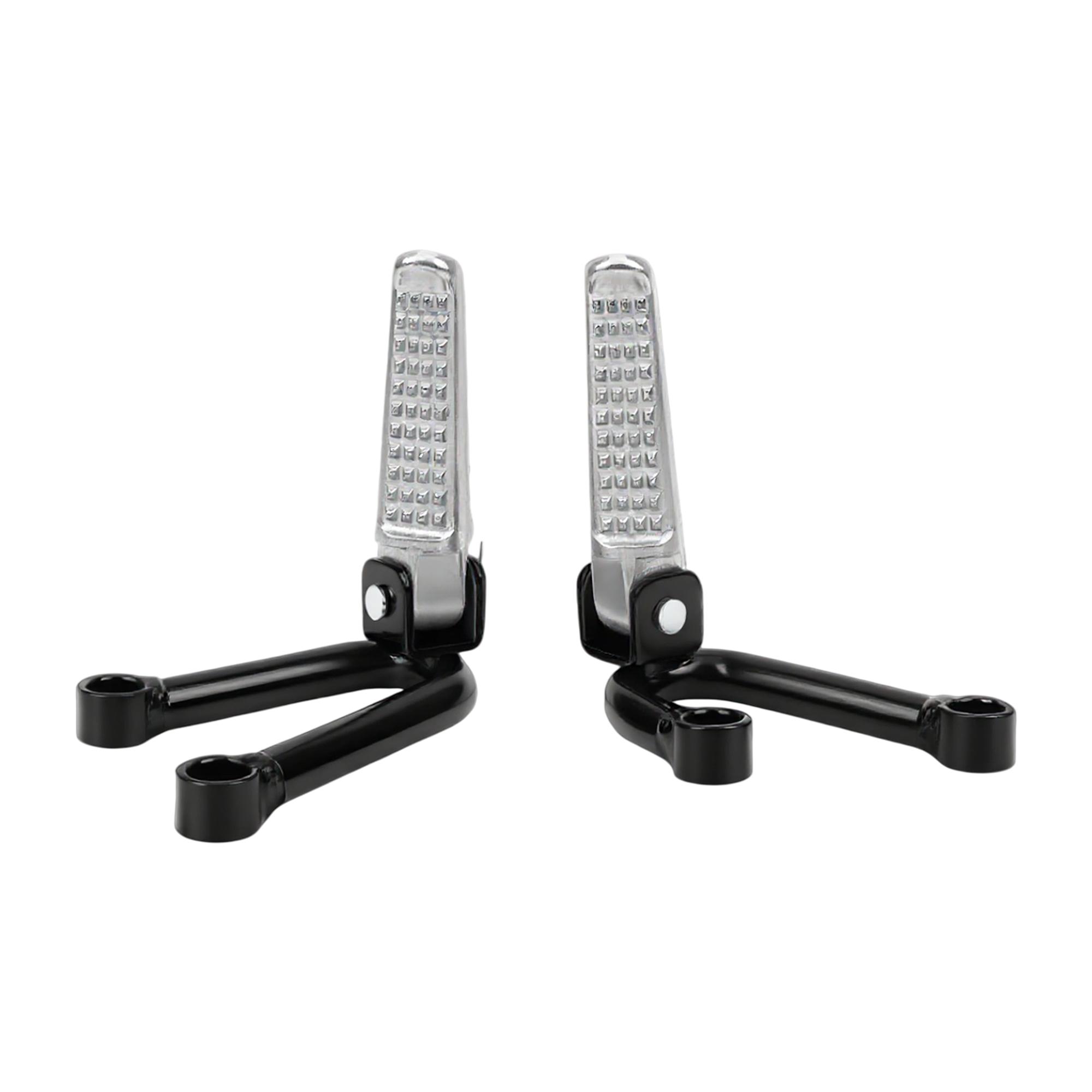 DirtBike Motorcycle Footpegs Rear Foot Pedal Bracket for CQR150 CQR250 Rear Passenger Footrests Pedal Rear Foot Rests Modified серебряный