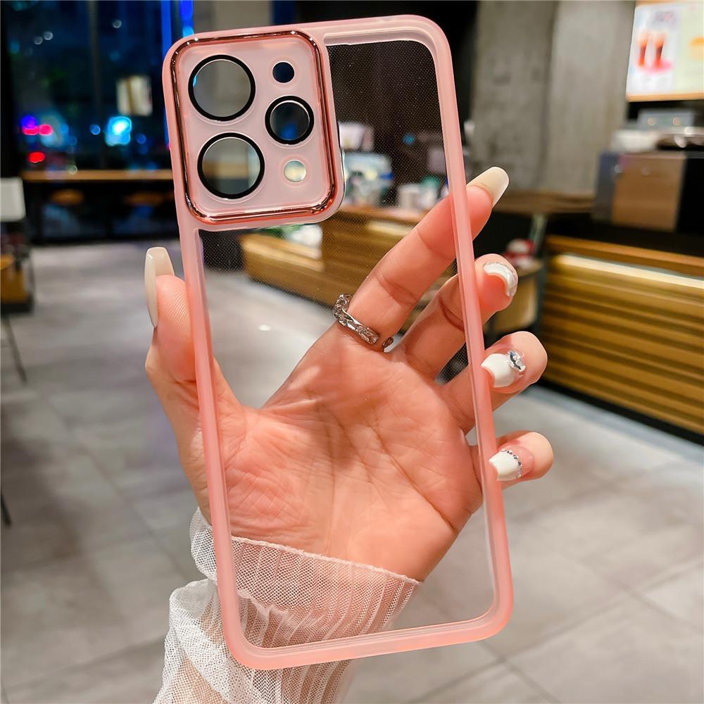 Transparent Silicon Phone Case For Xiaomi Poco X5 X3 Redmi Note 12 Pro 5G 11 10 11S 10S 12C 10C A1 Plus Camera Protection Cover