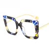 Vintage Square Fram Metal Eyewear Anti Blue Light Glasses Goggles Oversized Sunglasses Lentes  Mujer Lentes
