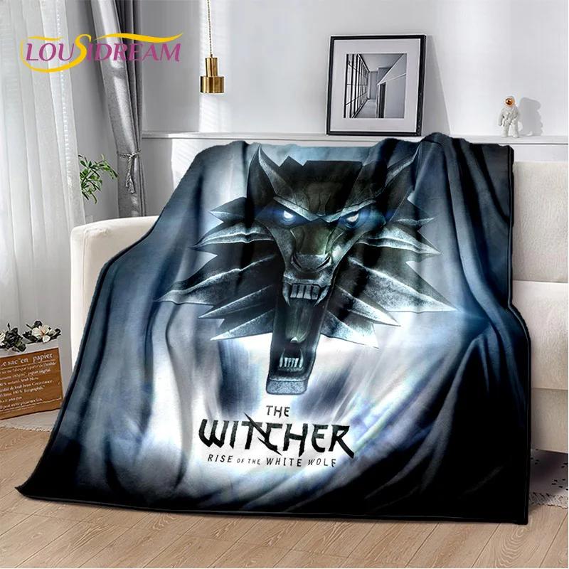 

3D The W-Witcher Game Cartoon Soft Flannel Blanket for Beds Bedroom Sofa Picnic,Throw Blanket for Cover Outdoor Leisure Nap Gift 100x150cm( 39x59in )
