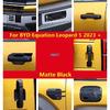 Car Styling Front Bumper Fog Light Rear View Mirror Tail Lamp Handle Bowl Leaf Fuel Tank Cover For BYD Equation Leopard 5 +