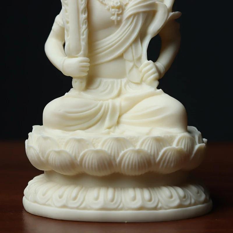 Chinese Buddha statues Resin statues, wisdom and blessings Zen enthusiasts Home, Living Room, Office Feng Shui Character Statues