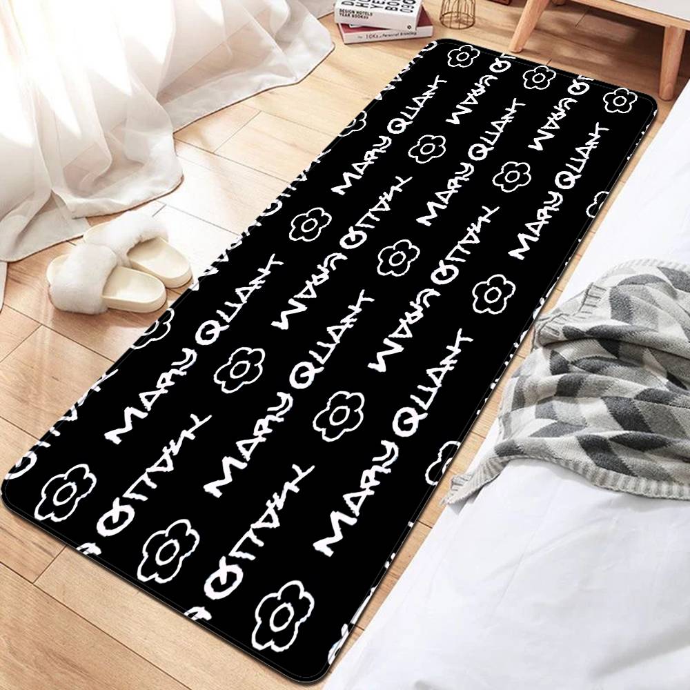 Fashion Logo Q-Quant M-Mary Floor Mat Cheaper Anti-slip Modern Living Room Balcony Printed Bedside Mats