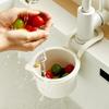Creative Sink Hanging Strainer Basket Openable Bottom Cover Quickly Drain Kitchen Garbage Filter Multifunctional Detachable