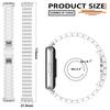 Single-Bead Link Watch Band for Honor Watch X5 Stainless Steel Butterfly Clasp Wrist Strap