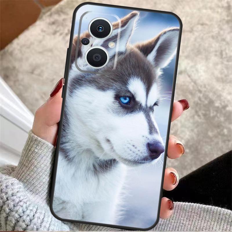 Animal Husky Puppy For OPPO Reno 14 12 11 10 13 Pro 8T 11F 12F 13F 14F 7 8 Lite OPPO Find X9 X8 X6 X5 Pro Case