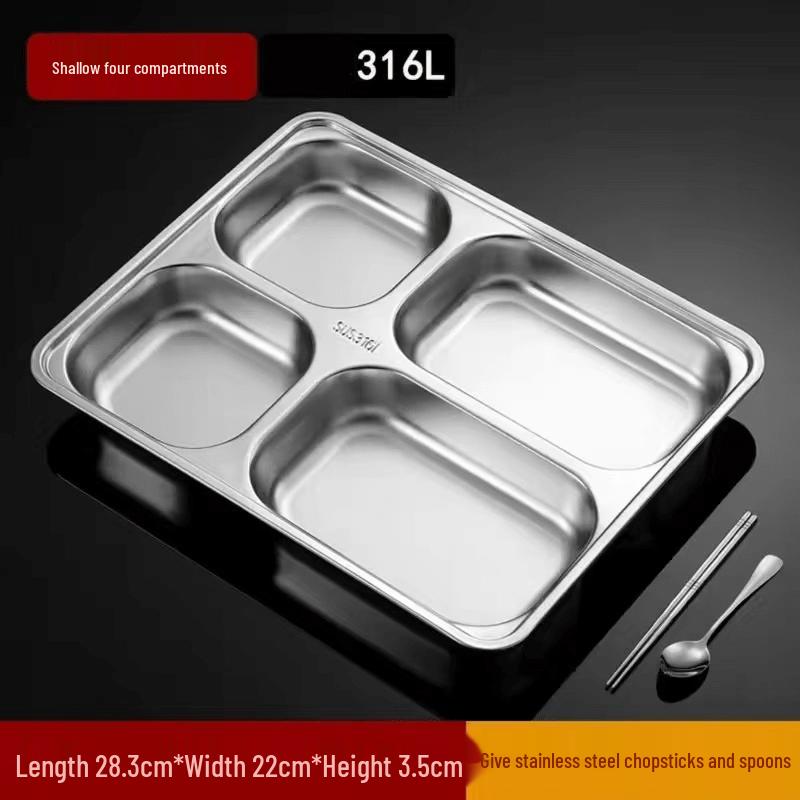 316 Stainless Steel Divided Lunch Box
