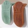 Yoga Socks with Shark Pants, Non Slip Professional Women's Autumn/Winter Mid Length Pilates Adult Sports Fitness Floor Socks
