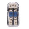 Auto-Audio-Modifikation Zinklegierung Vernickelung Mini-Sicherungshalter Stereo-Audio AFS-Sicherungshalter Stromverteilerblock Sicherungskasten