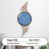 Home Living Room Silent Quartz Wall Clock with Glass Mirror Surface