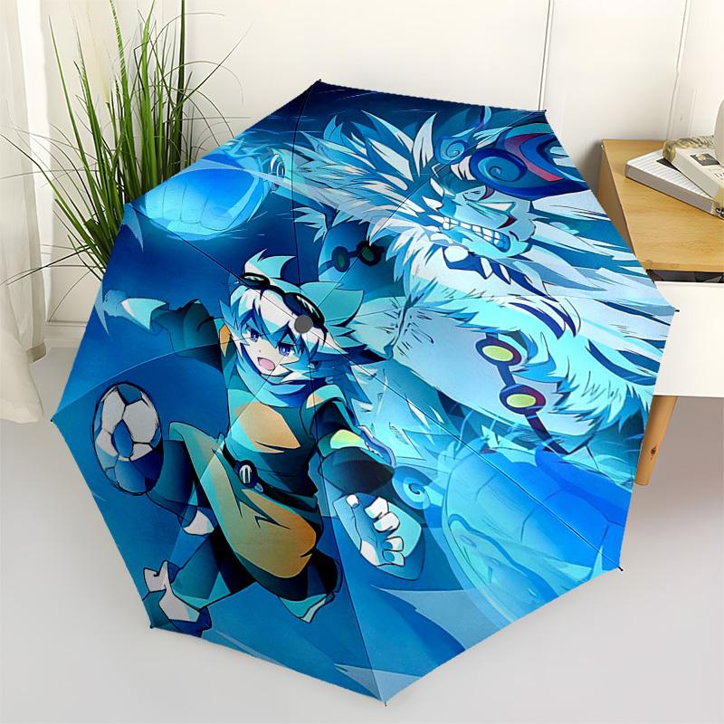 

1pc Automagic Open Close Outdoor Umbrella with 8 Bone Iron Frame - Suitable for Fans of Anime Character, Perfect for Travel, Daily Use, and Festi