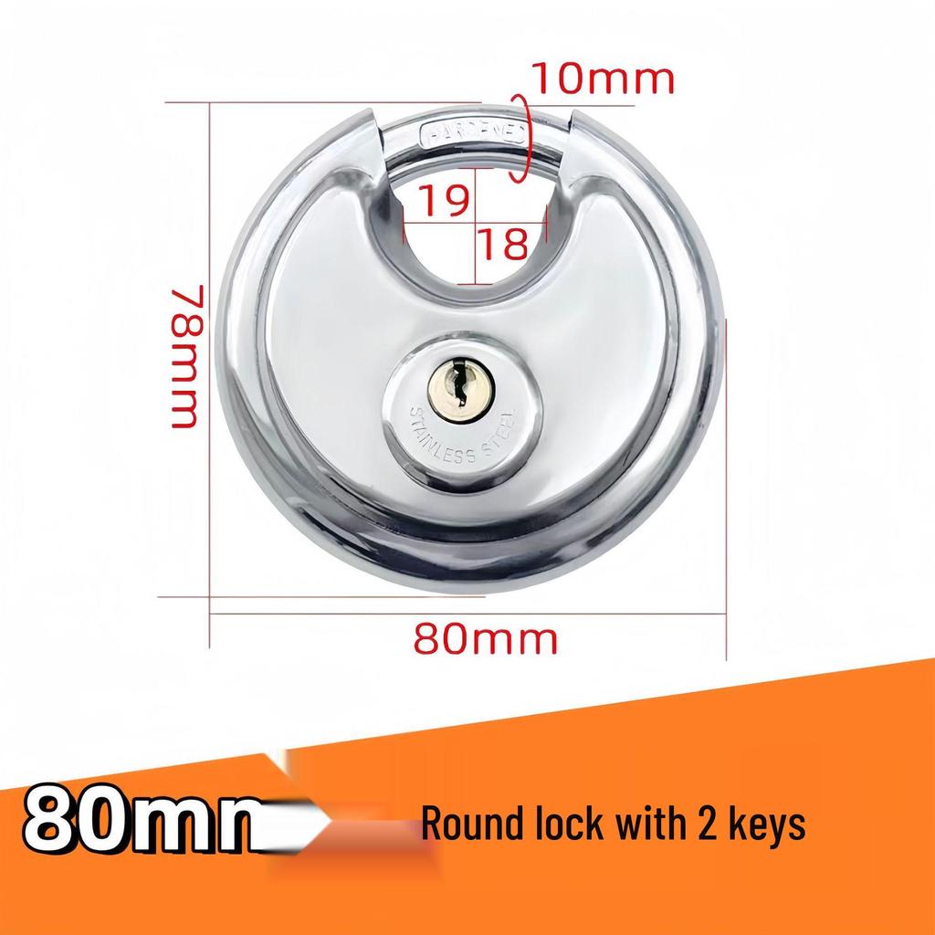 Stainless Steel Waterproof Combination Padlock for Outdoor and Anti-theft Use