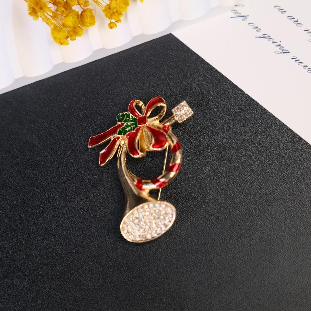 New Holiday Brooch Series: Santa Claus & Christmas Tree Festive Pins