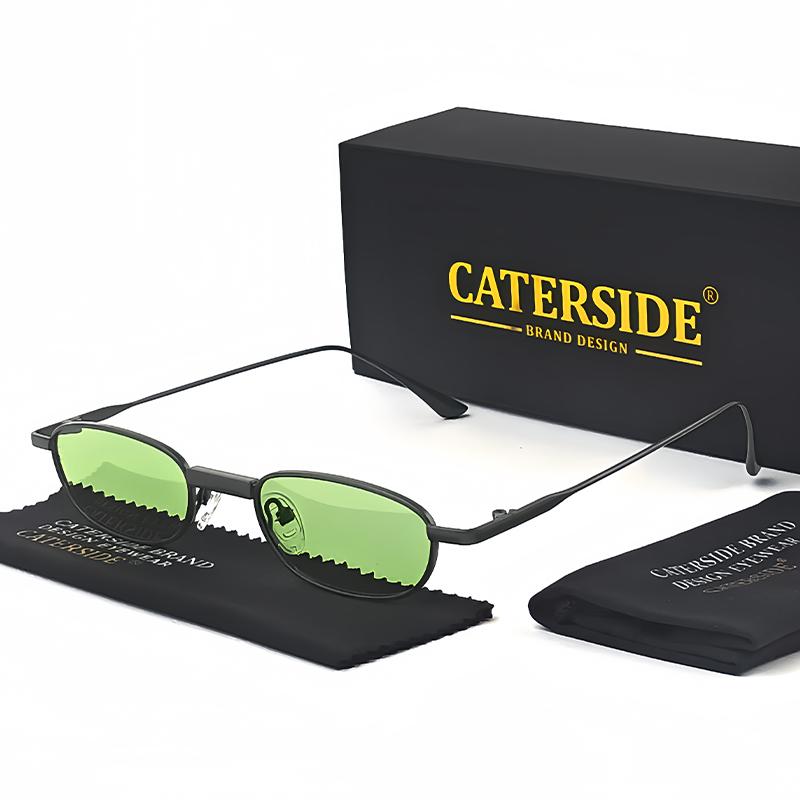 CATERSIDE Retro Polarizační Sluneční Brýle Pánské Malý Rám TAC Skla Punkové Sluneční Brýle Dámské Rybářské Venkovní Párty Brýle Letní
