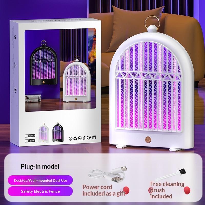 2-In-1 Mosquito Killer Lamp Anti-Mosquito Lamp Electronic Mosquito Zapper Rechargeable Mosquito Repellent 3-Level Timing Mode