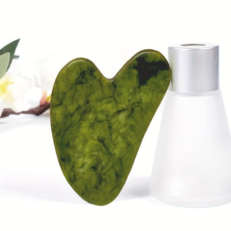 

Natural Massager For Face Gouache Scraper Facial Massage Jade Guasha Scraper Gua Sha Skin Scraping Skincare SPA Dropshipping темно-зеленого