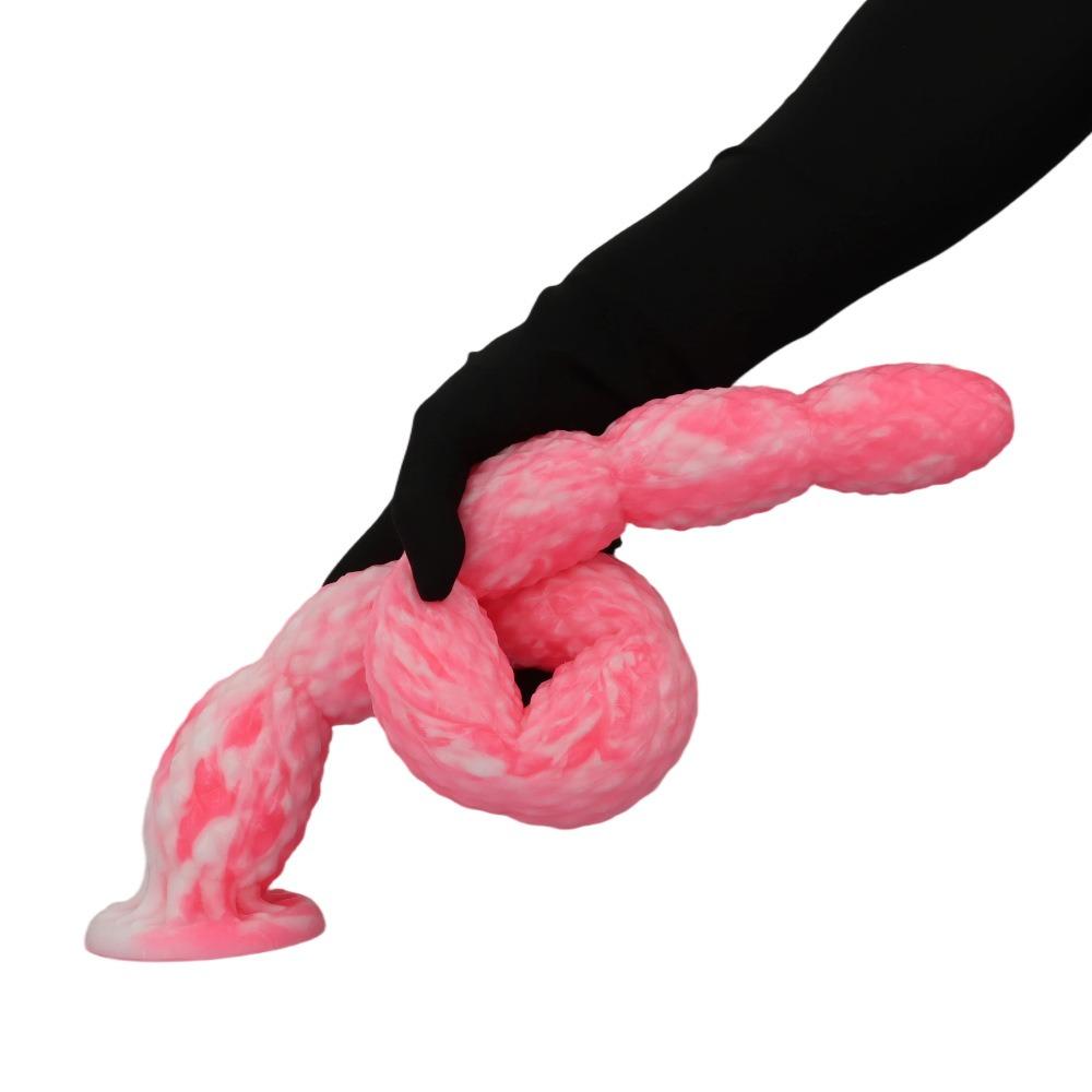 Extra Long Silicone Anal Beads for Men Women - Graduated Butt Plug for Backdoor Stretching & Stimulation, Adult Toy