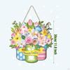 Easter Flower Door Sign Welcome Front Rustic Photography Props Spring Summer
