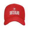 Cappello con Bandiera Svizzera Unisex Donna Nuovi Arrivi Indossare Cappello Snapback Regolabile