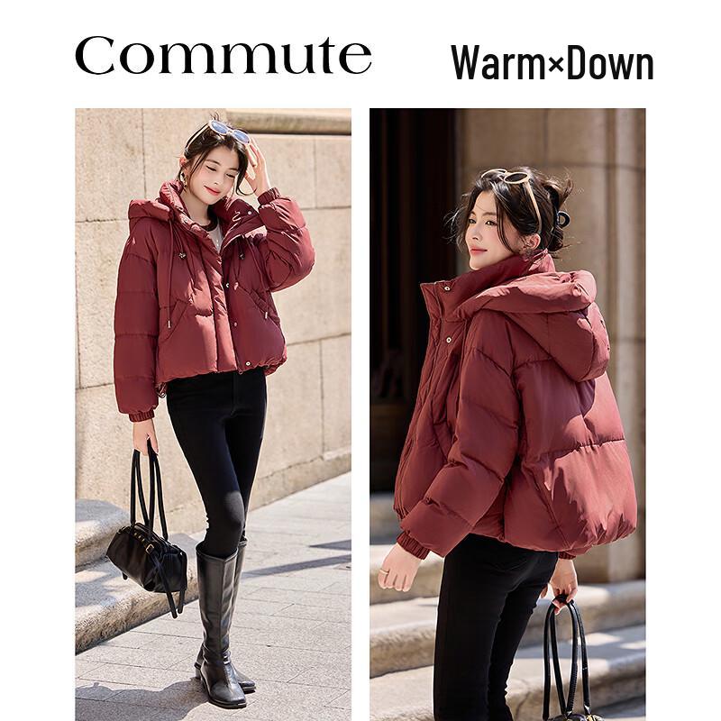 Sishui Nianhua Petite Women's Hooded Duck Down Jacket