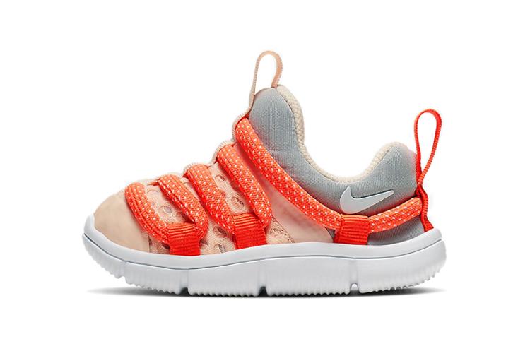 Nike Novice BR Lightweight Low top Toddler Shoes Gray Orange Infant And Toddler CK0245-861 26