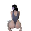 Sexy Dead Library Water Neck Onesie Slim-fitting Erotic Underwear Cute Girl Tight Open Suit Hollow