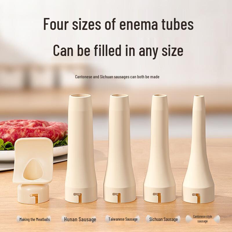 ZISIZ Stainless Steel Handheld Sausage Maker