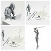 DIY Drawing Sketch Male Female Movable Doll Action Figure Archetype Body Model