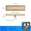 Bright Light 304 Stainless Steel Invisible Floor Drain - Odor-Resistant for Hotel Showers
