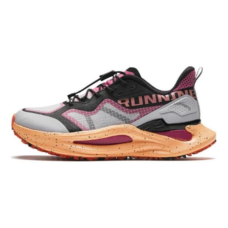 Anta Women Versatile Low-top Running Shoes Grey Black Purple 122425571-2 36