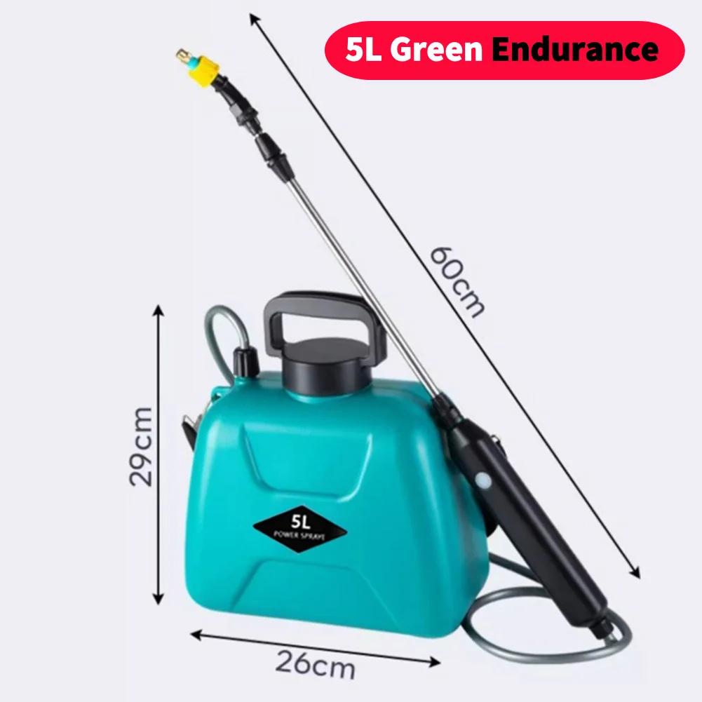 Wiederaufladbarer elektrischer USB-Sprüher mit 2/4 Nebeldüsen Elektrischer Gartensprüher Leistungsstarker elektrischer Sprüher mit Teleskopgriff