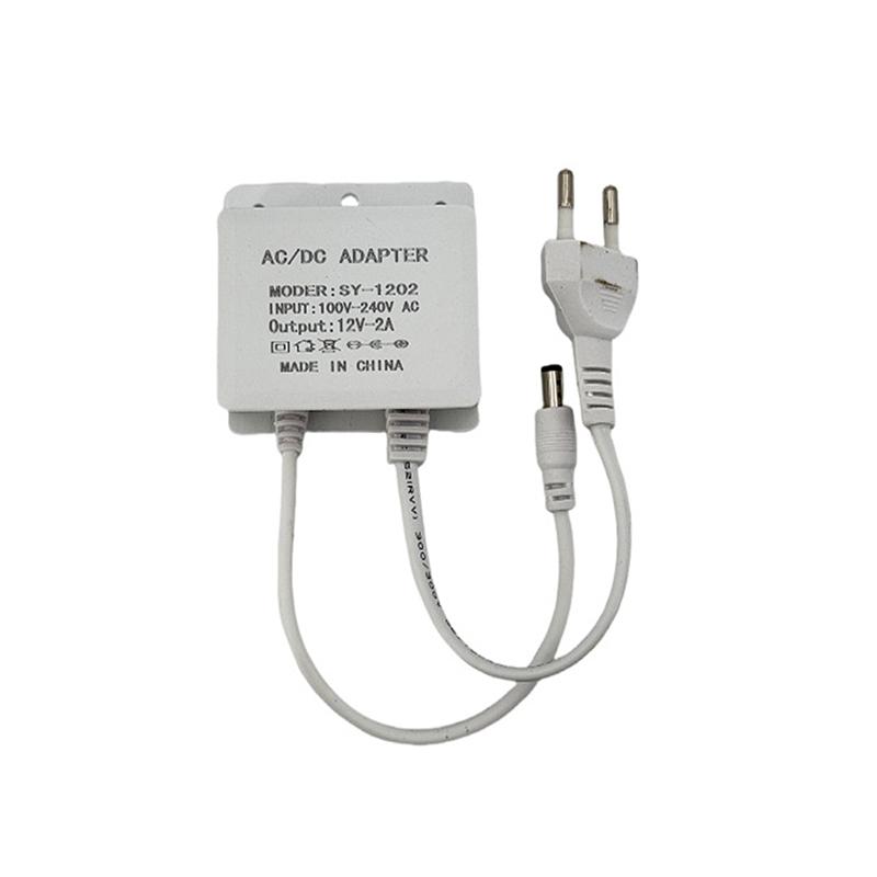 1Pcs EU/US Plug DC12V 2A Waterproof Power Adapter- AC100V-240V CCTV Security Camera Charger For AHD NVR DVR Surveillance Devices