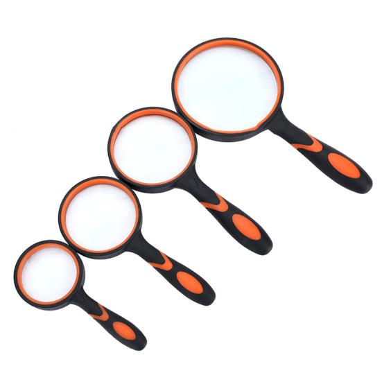 Lupe, hohe Klarheit, tragbar, 50/65/75/100 mm, Hand-Leselupe zum Lesen